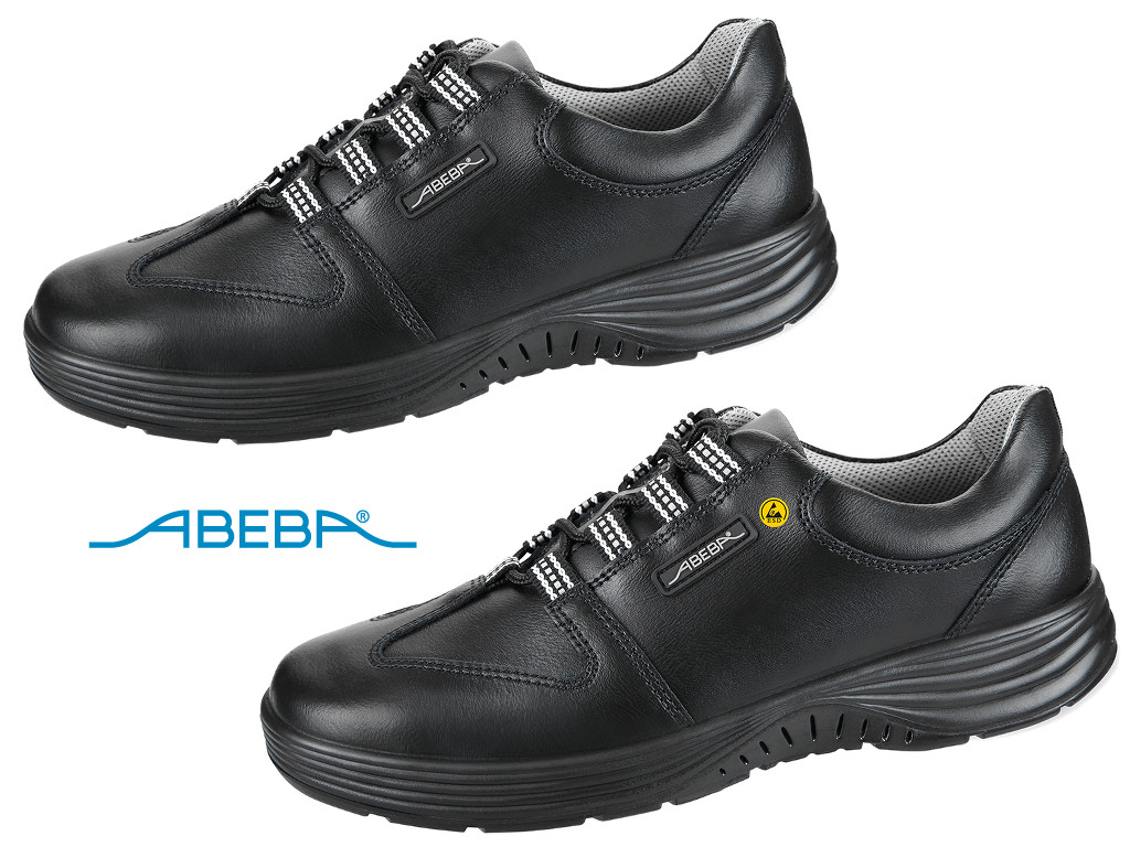 ABEBA X-Light 711874|7131874 ESD Sicherheitsschuh S3 Schnürschuh Arbeitsschuh Bauschuh schwarz