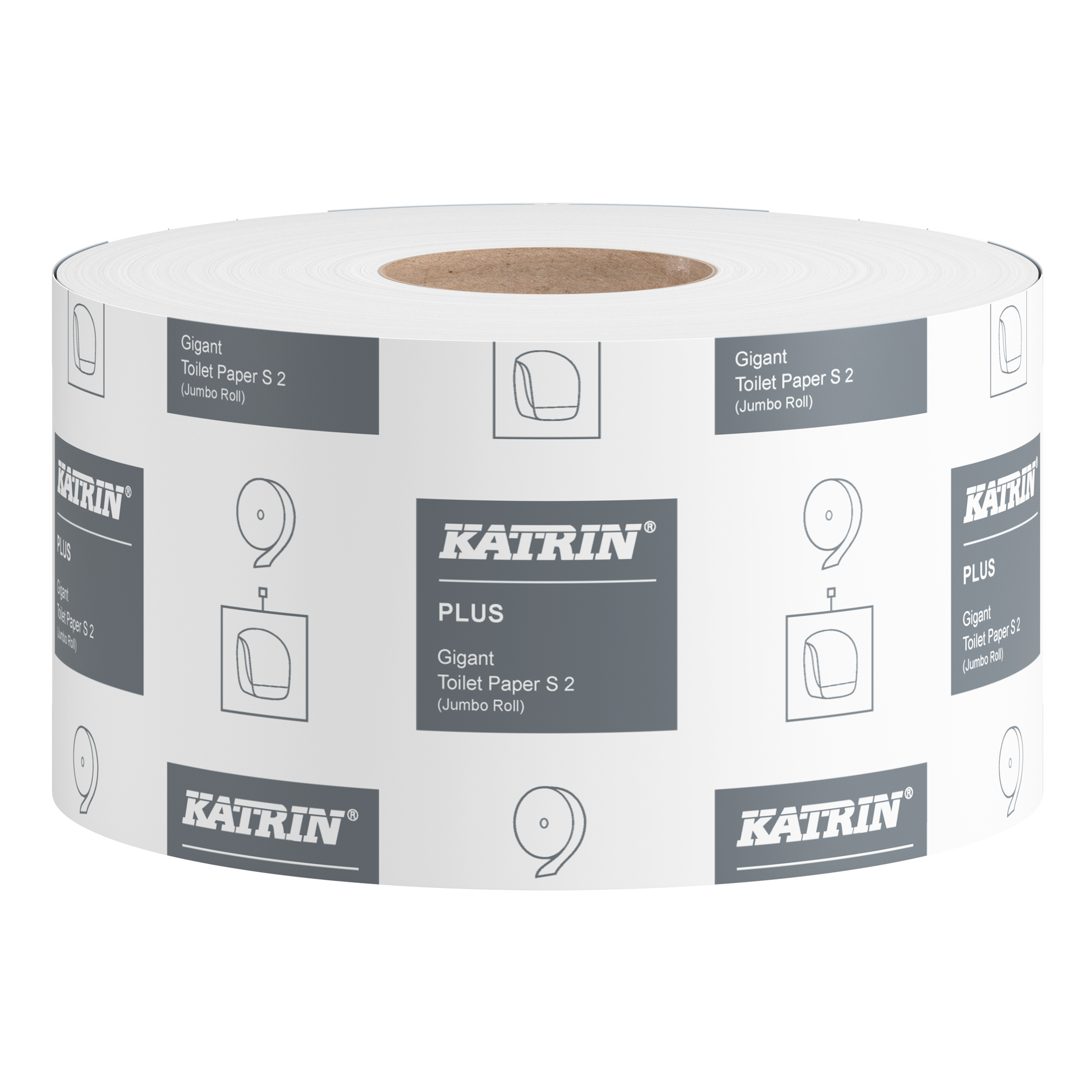 Katrin Plus Gigant S2 WC-Papier 160m, 2 lagig weiß - 108925