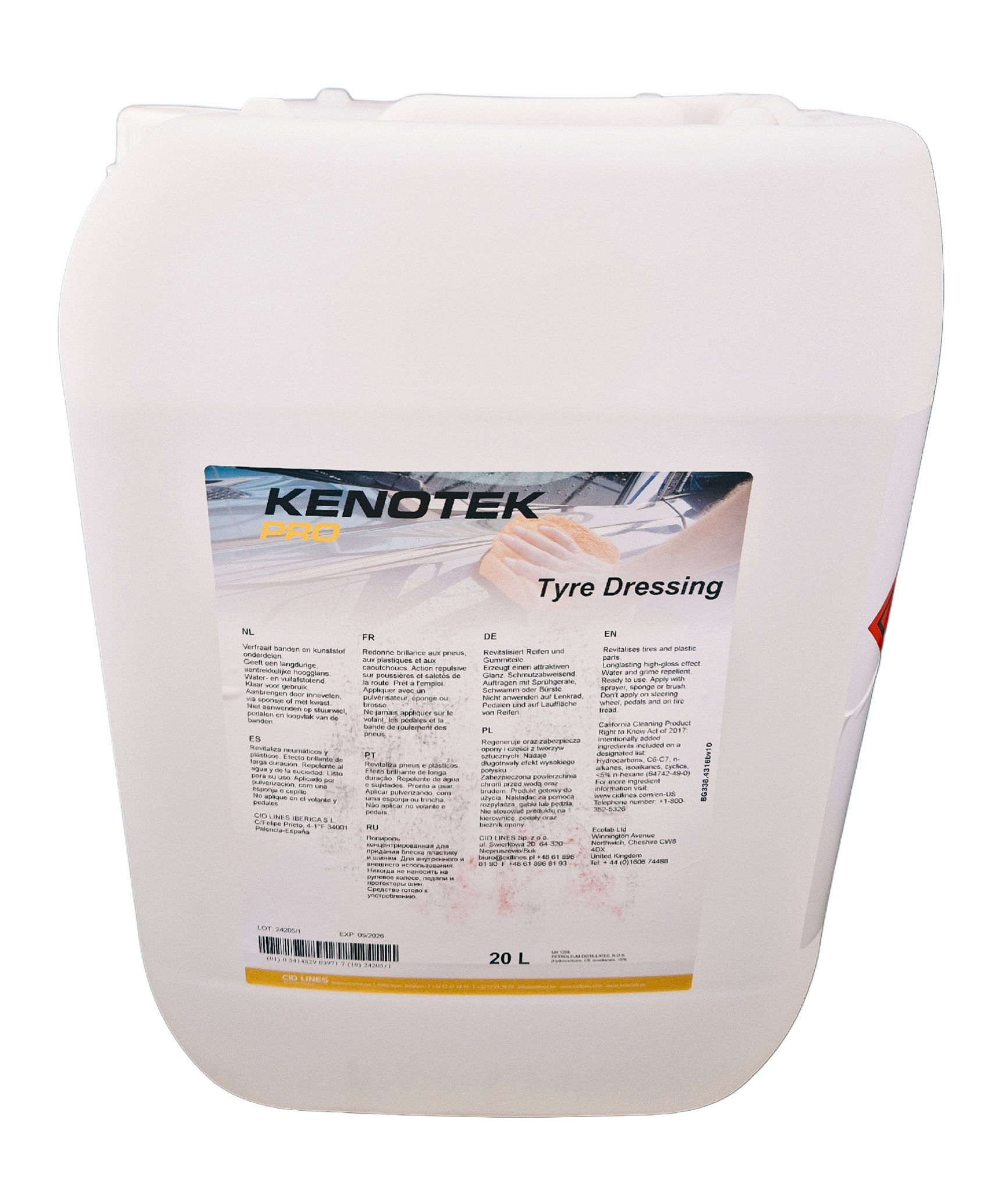 KENOTEK Tyre Dressing 20 l Kanister KENOTEK Tyre Dressing 20 l Kanister