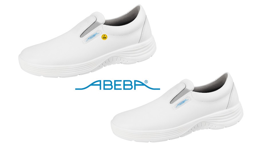 ABEBA X-Light 711132|7131132 ESD Berufsschuh Slipper Küchenschuh Arbeitsschuh weiß