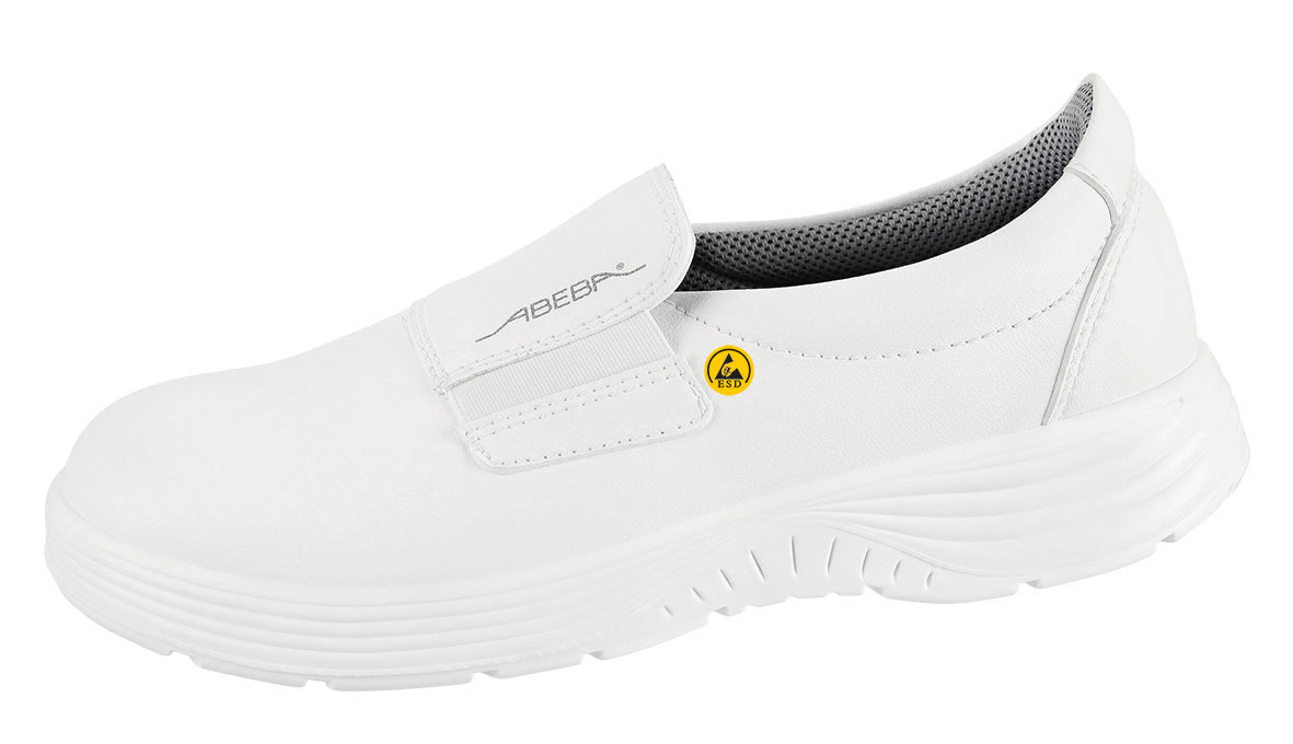 ABEBA X-Light 711128|7131128 ESD Berufsschuh Slipper Küchenschuh Arbeitsschuh weiß