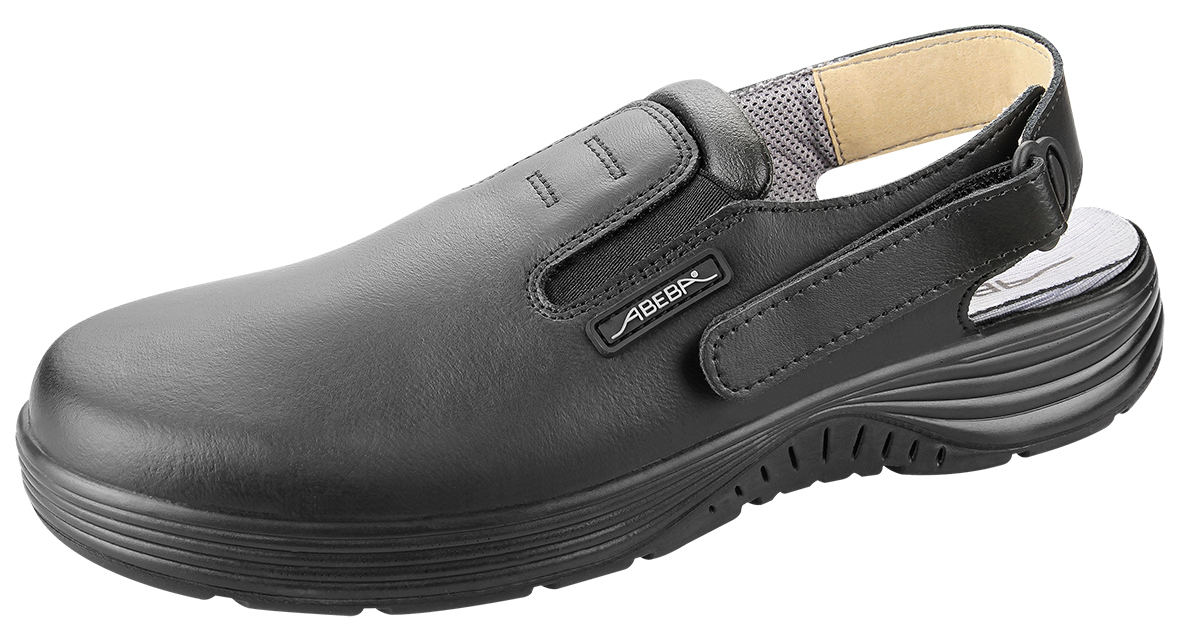 ABEBA X-Light 711135|7131135 ESD Berufsschuh Clog Pantolette Arbeitsclog Arbeitsschuh schwarz