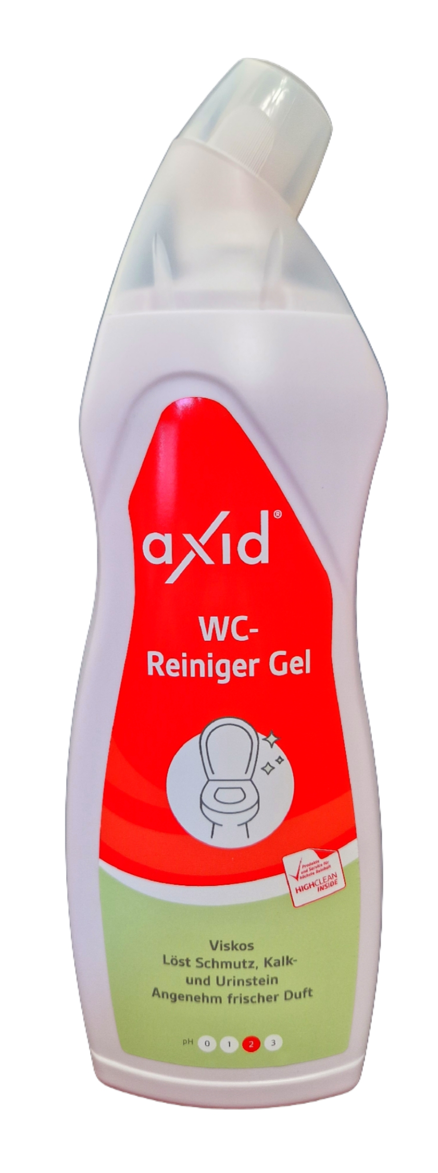 axid WC-Reiniger rot Gel 750ml Flasche axid WC-Reiniger rot Gel 750ml Flasche