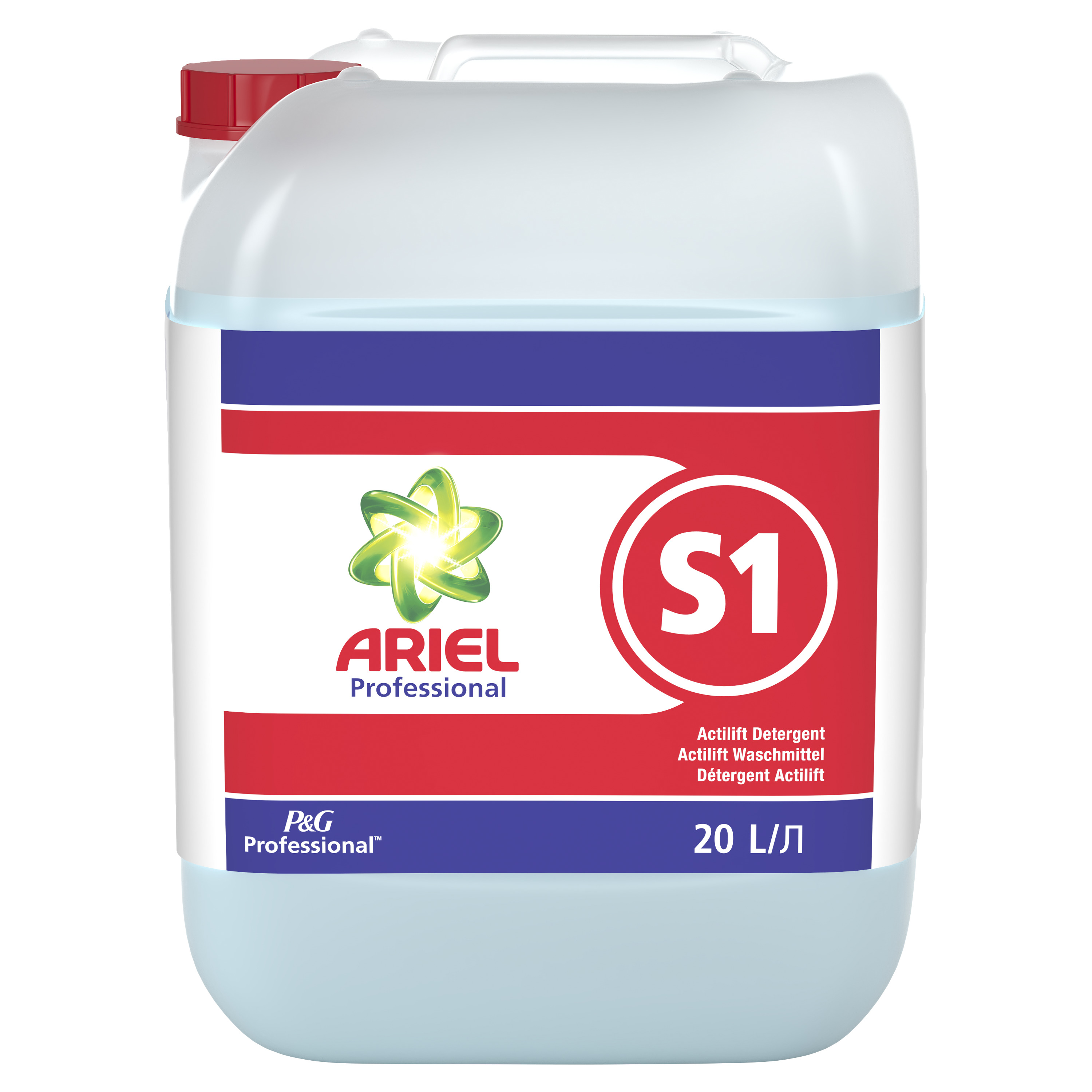 Ariel_S1_Actilift_Waschmittel_20L-1 Ariel - Professional S1 20 Liter Actilift Flüssigvollwaschmittel