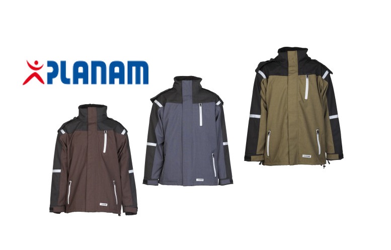 Planam Cross Parka 3in1 Arbeitsjacke mit Fleecejacke Gr. S - 3XL, in 3 Farben