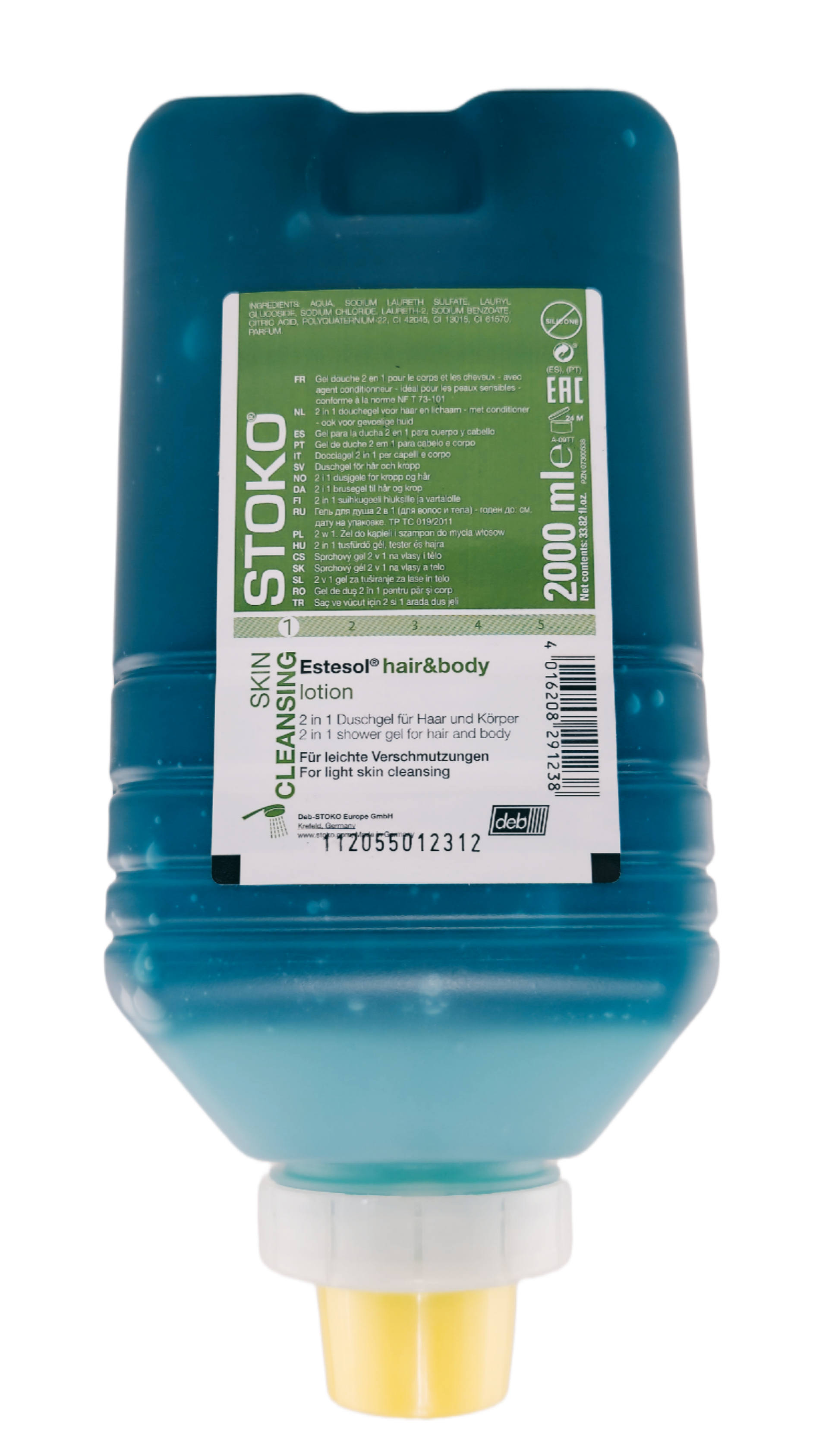 Stoko - Estesol Hair & Body 2000ml (Stoko® Hair & Body) Stoko - Estesol Hair & Body 2000ml (Stoko® Hair & Body)