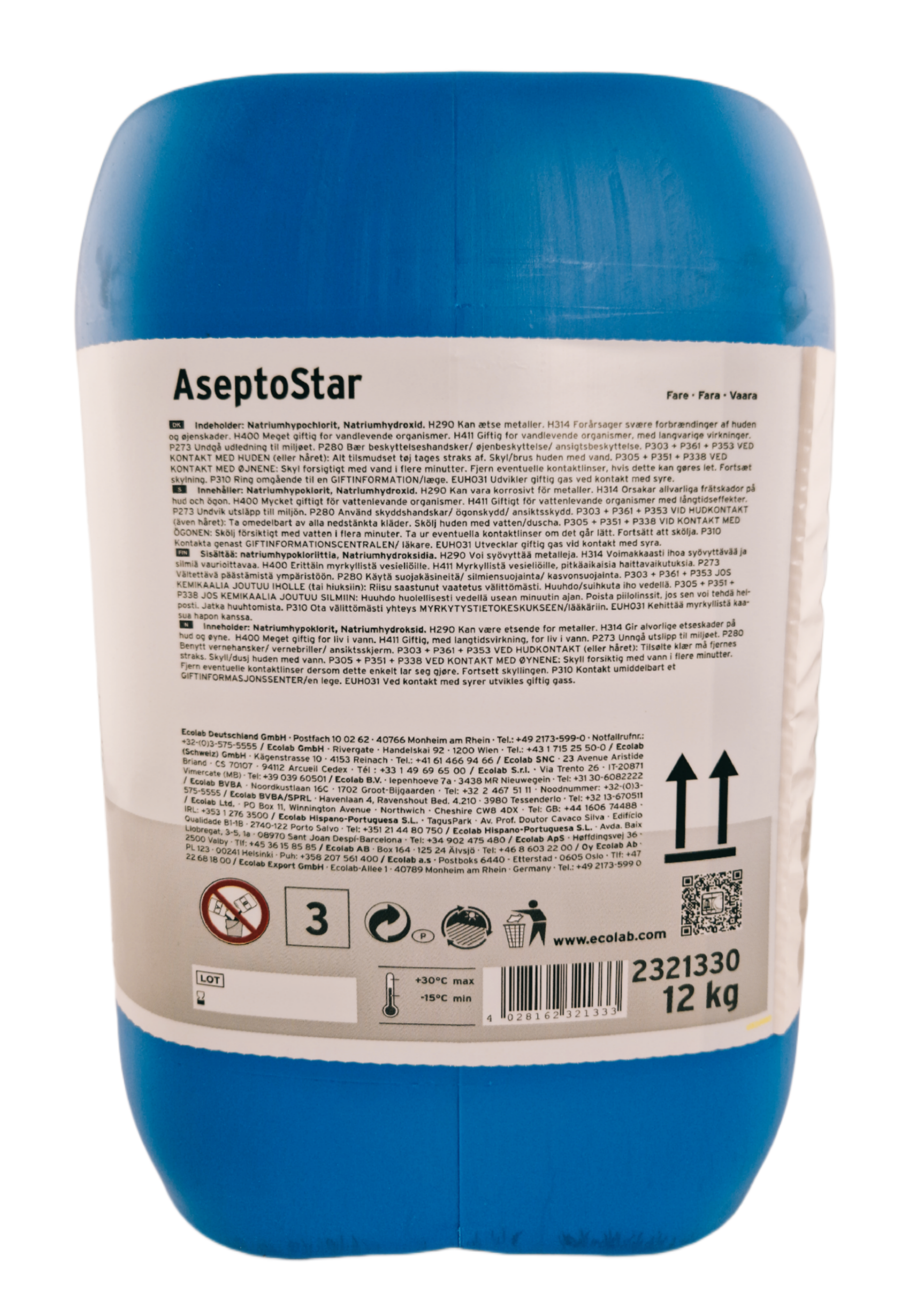 Ecolab - Aseptostar Asepto Star 12 Kg (ehemals Trosilin® extra D)