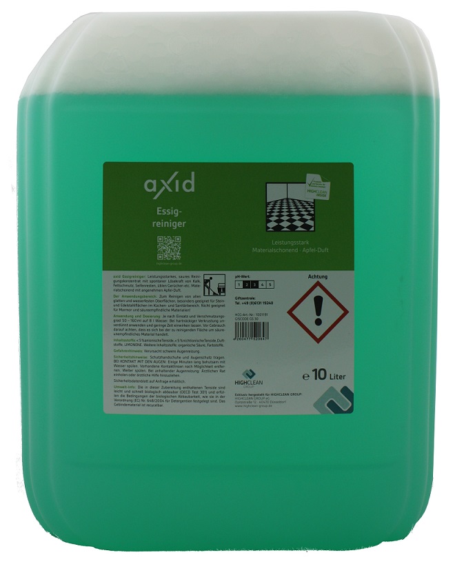 Axid - Essigreiniger 10L Kanister (ehemals Clearfixxx)