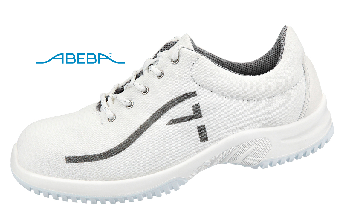 ABEBA UNI6 1629|31629 ESD Sicherheitsschuh S3 Halbschuh weiß