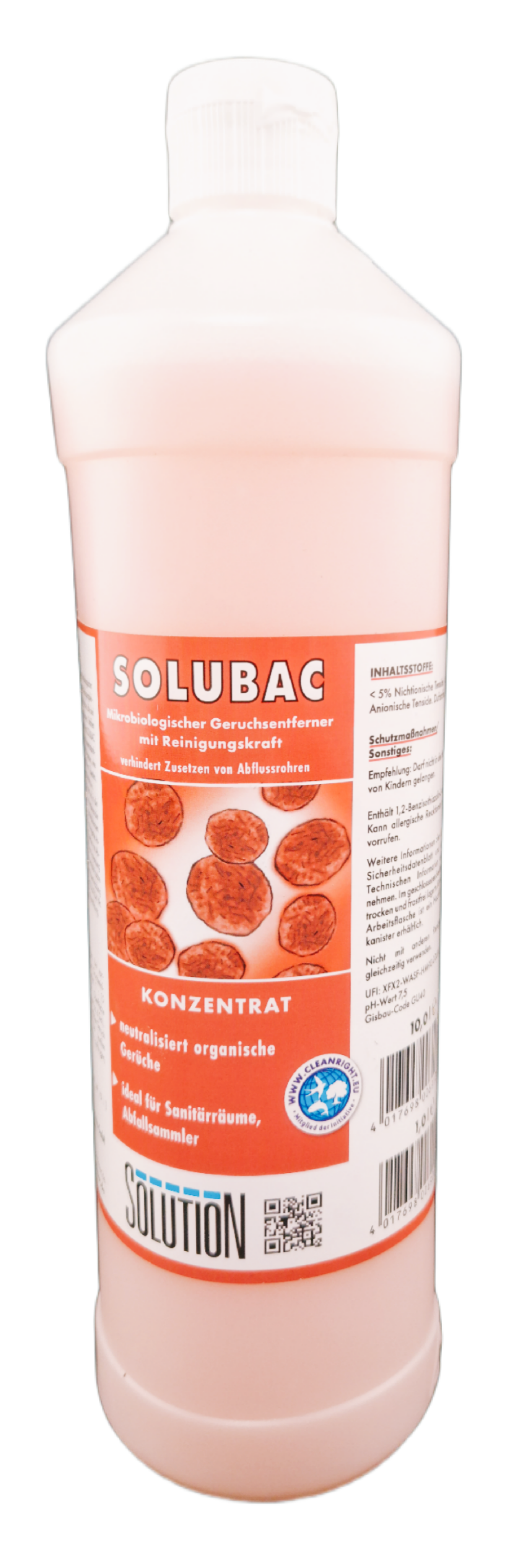 SOLUTION Glöckner - Solubac Geruchsvernichter 1 L Flasche
