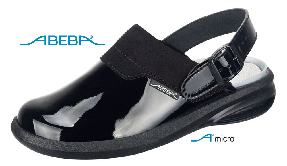 ABEBA Easy 7621|37621 ESD Clog Berufsschuh Arbeitsschuh schwarz