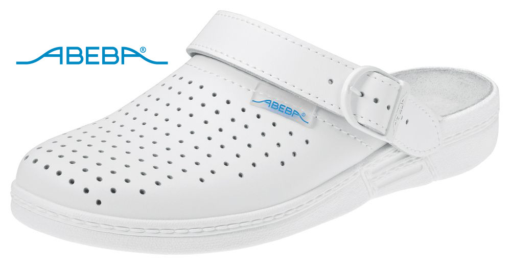 ABEBA Original 5007 Berufsschuh Clog weiß