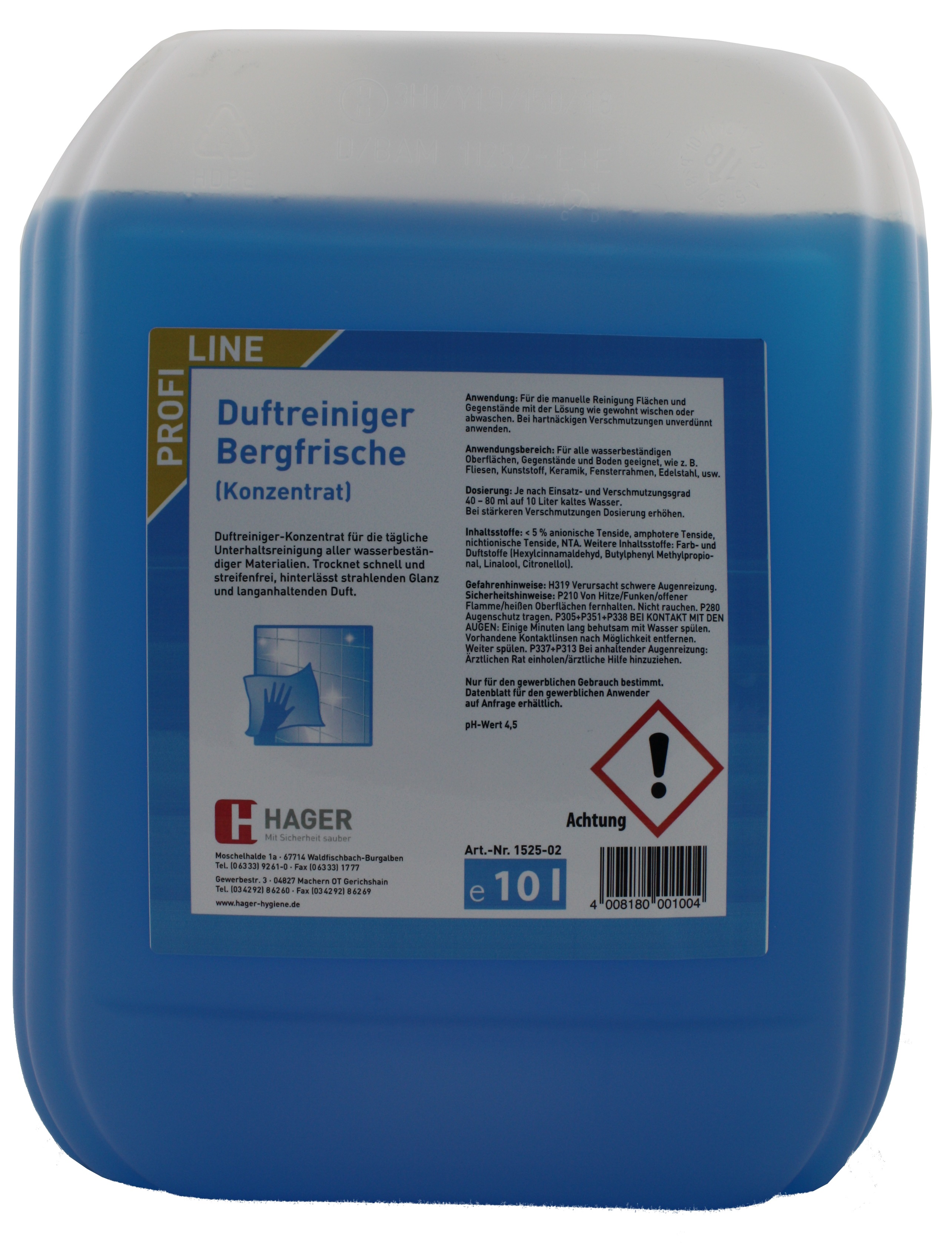 Duftreiniger Bergfrische 10 Liter