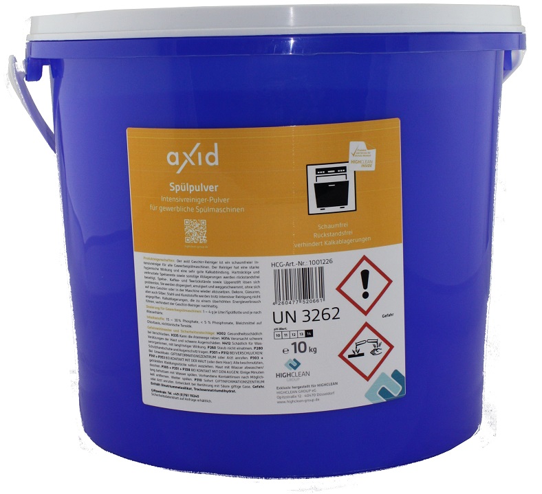 Axid - Spülpulver 10 Kg (ehemals Clearfixxx)
