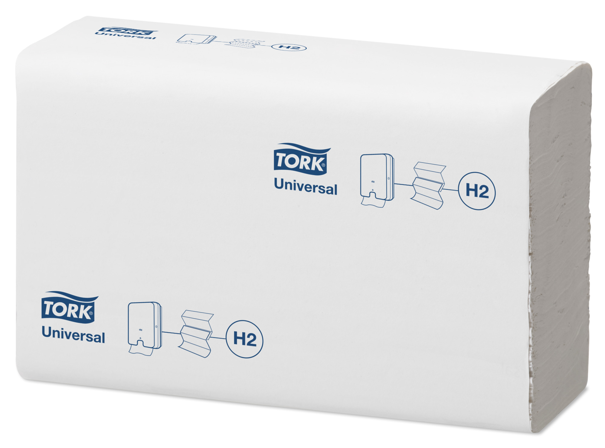 Tork Xpress® (H2) Universal Multifold Handtuchpapier, 5000 Blatt, 1-lg, 21 x 23,5 cm, weiß - 471093