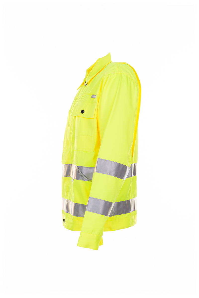 tempzoom_2002_006 Planam Warnschutz Bundjacke Arbeitsjacke Uni Gelb 2002
