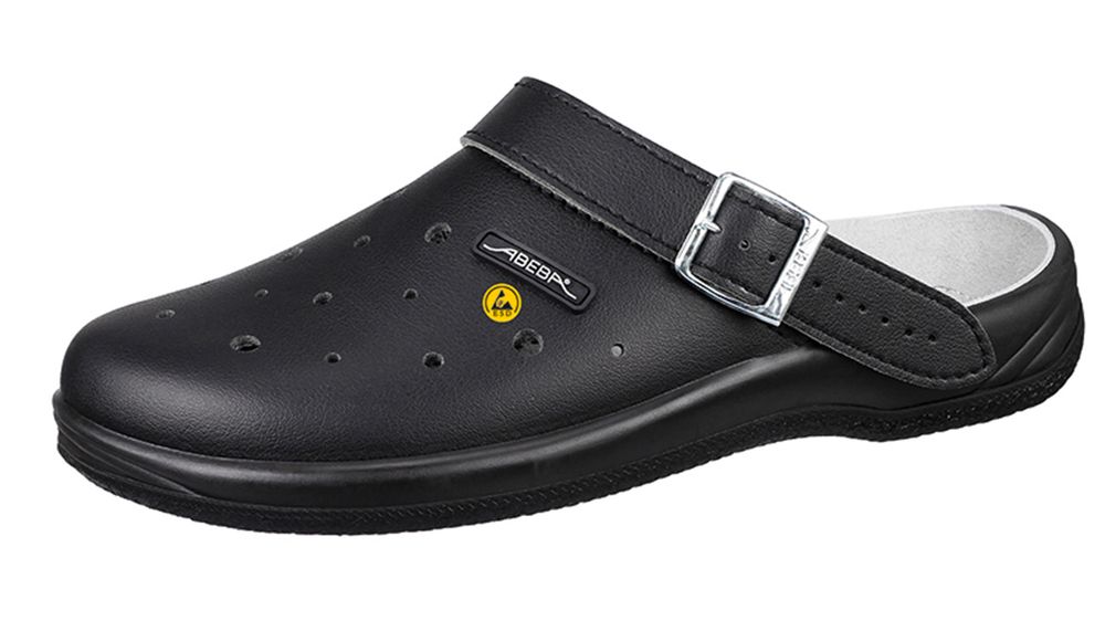 ABEBA Arrow 8330|8332|38330 ESD|38332 ESD Berufsschuh Clog schwarz