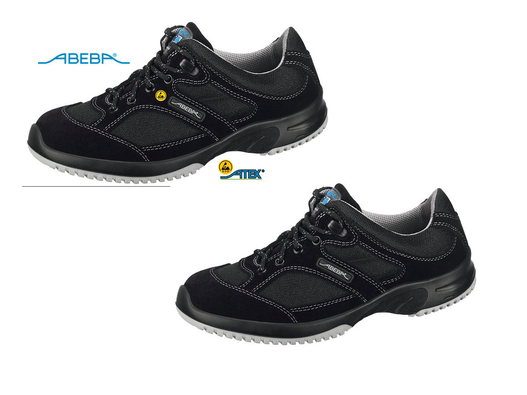 ABEBA UNI6 Sicherheitsschuh Arbeitsschuh S1 schwarz 1721 | 31721 ESD