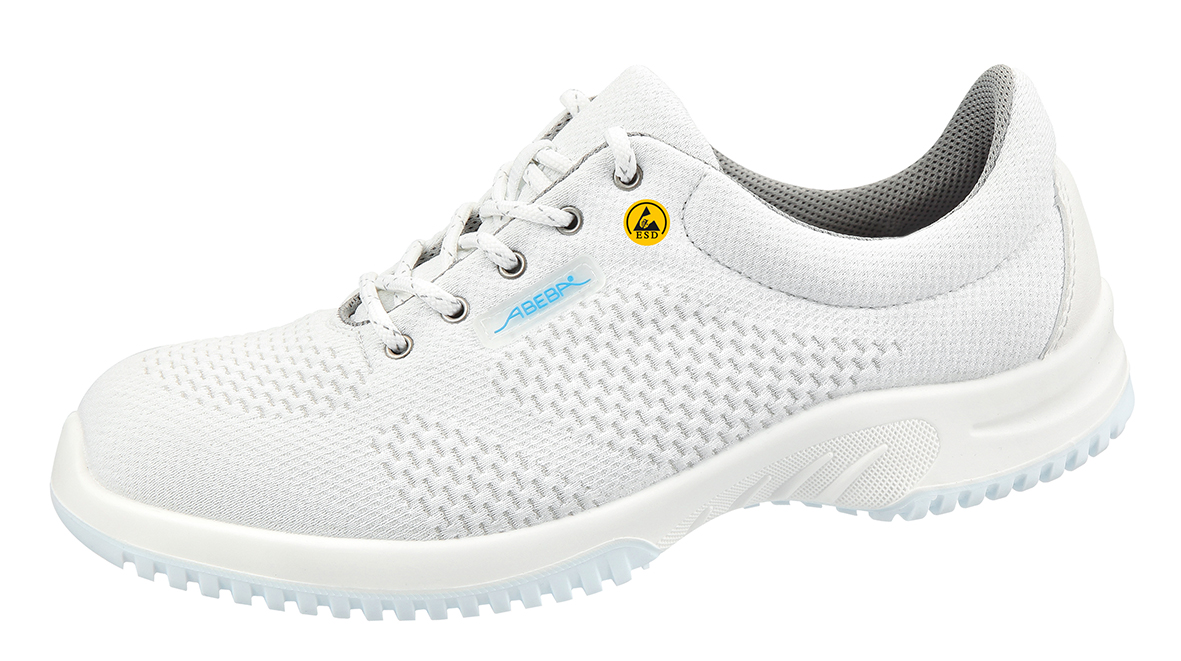 ABEBA UNI6 1772 | 31772 ESD Sicherheitsschuh S2 Halbschuh Arbeitsschuh weiß