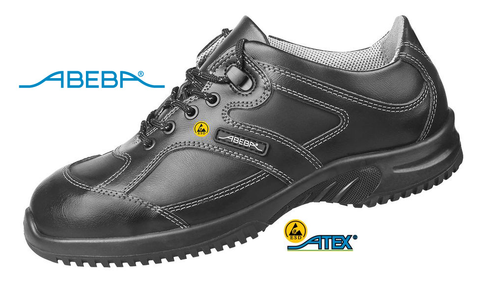 temp31771-logo ABEBA UNI6 1771 | 31771 ESD Sicherheitsschuh Arbeitsschuh S2 schwarz