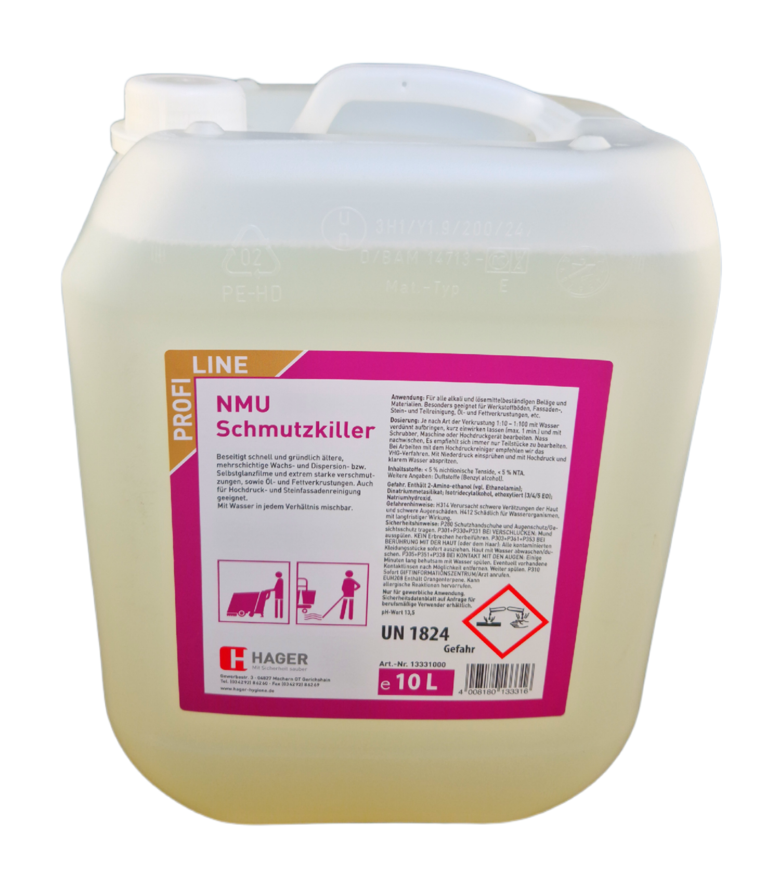 Profi-Line NMU Schmutzkiller 10l Kanister Profi-Line NMU Schmutzkiller 10l Kanister