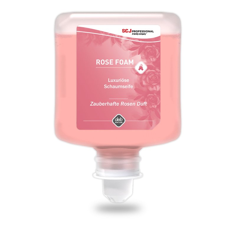 Rose FOAM Schaumseife 1 Liter Kartusche (ehemals Deb® Refresh Rose FOAM Wash)