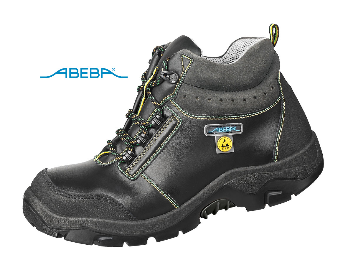 ABEBA Sicherheitsschuh Anatom 32270 ESD S3 Knöchelschuh Stiefel Arbeitsschuh schwarz
