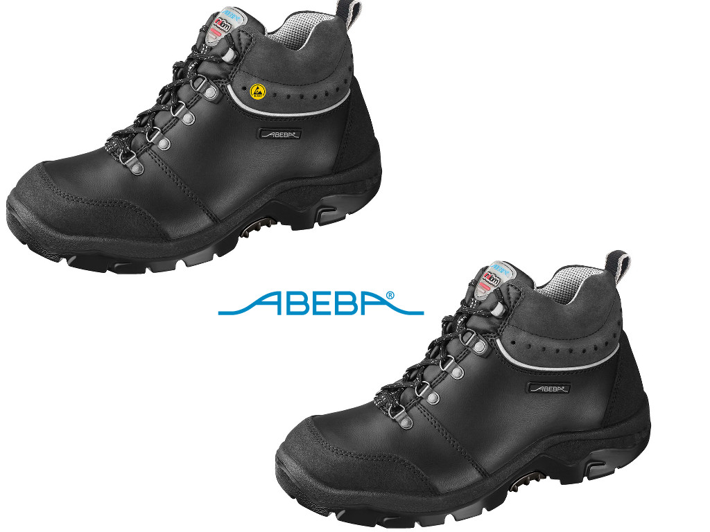 ABEBA Sicherheitsschuh Anatom 2268|32268 ESD S3 Knöchelschuh Stiefel Arbeitsstiefel schwarz
