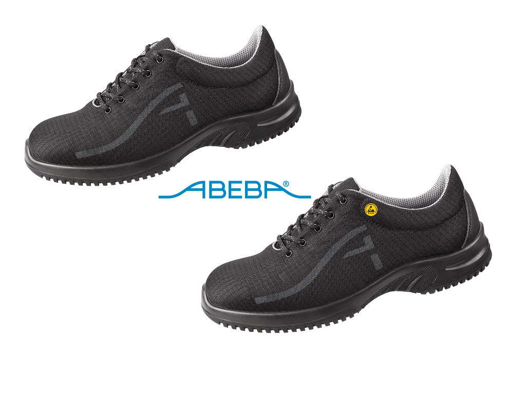 ABEBA UNI6 6728 | 36728 ESD Berufsschuh Halbschuh schwarz
