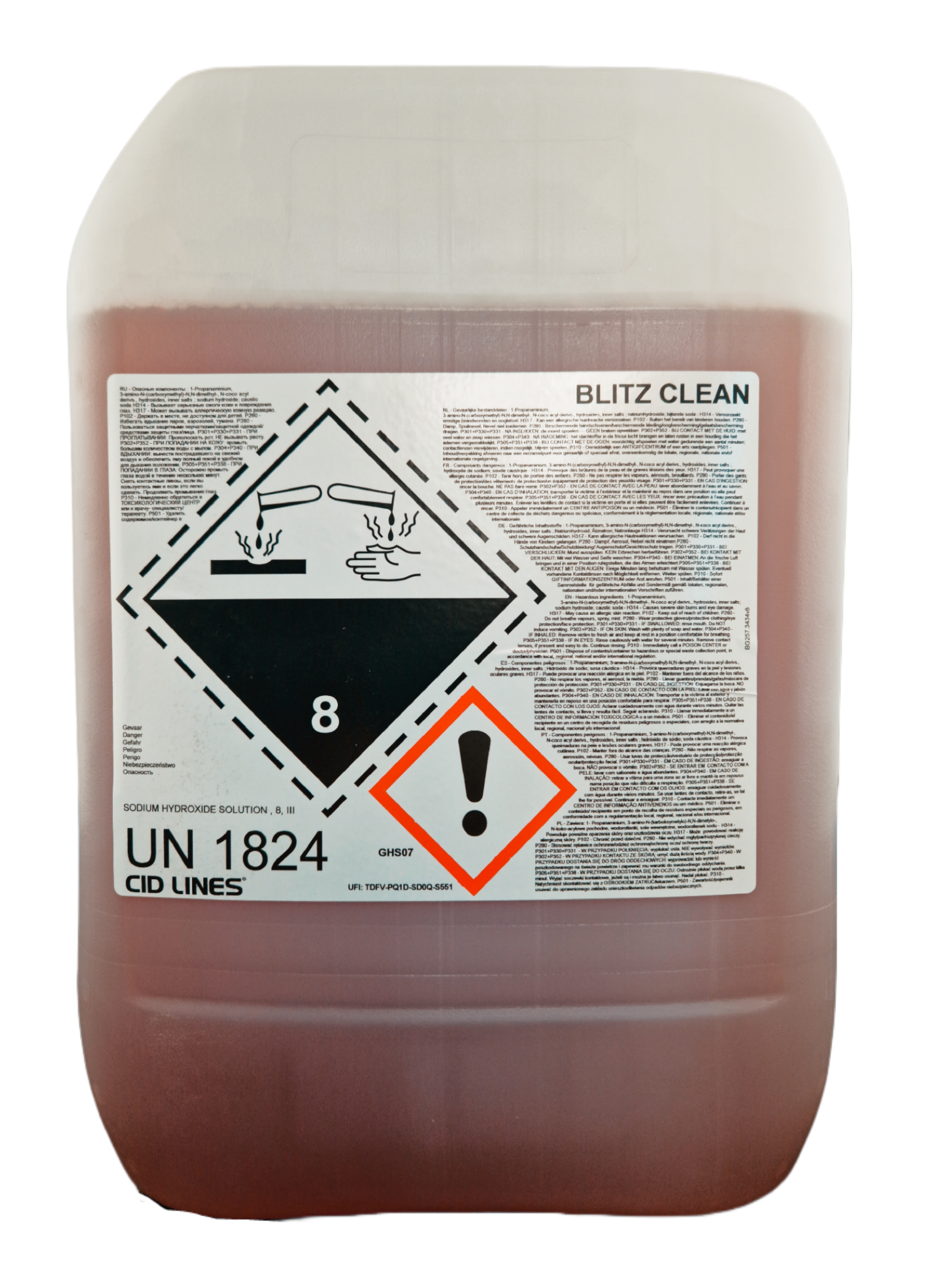 Cid Lines – Kenotek Blitz Clean 20L alkalischer Fahrzeugreiniger Kanister