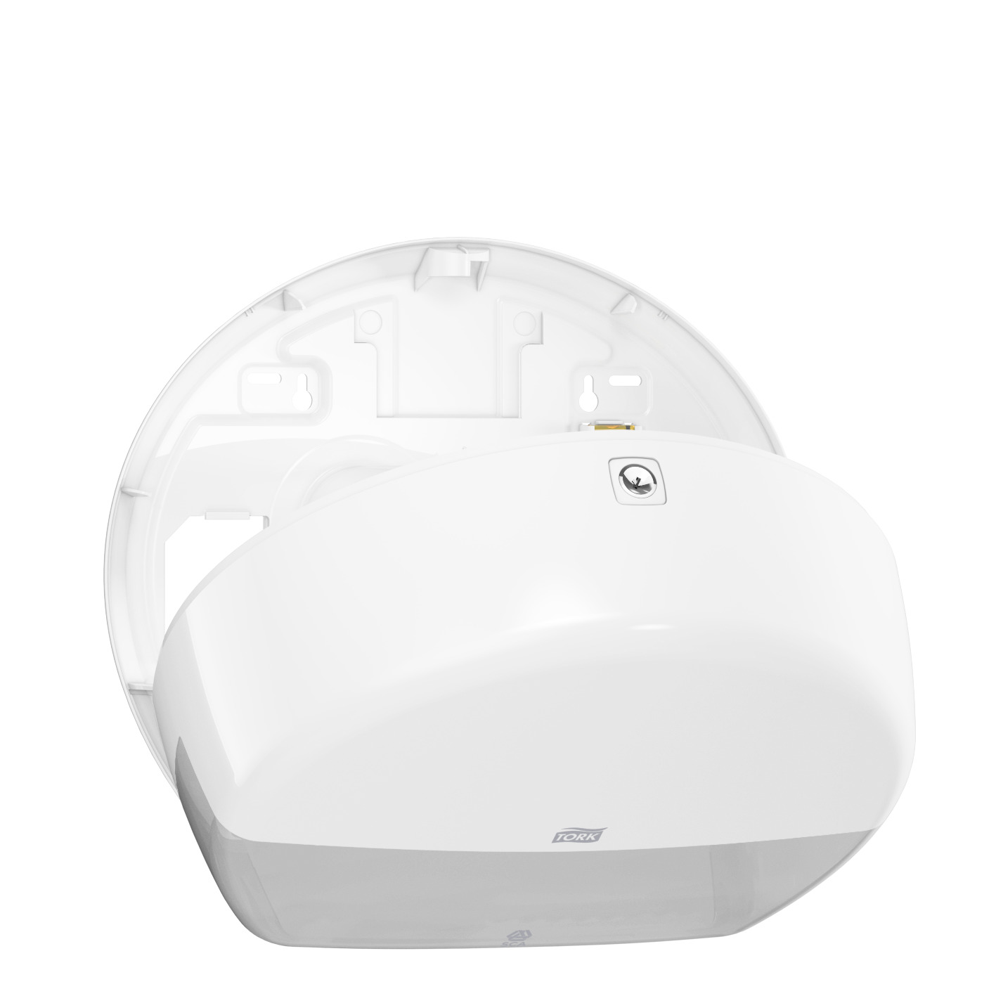 Tork (T2) Toilettenpapierspender WC-Papier Spender Mini Jumborollenspender weiß - 555000