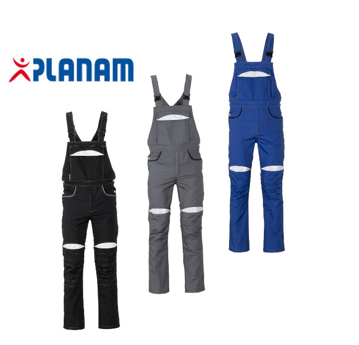 Planam Durawork Latzhose Arbeitshose Größe 24 - 110, in 3 Farben