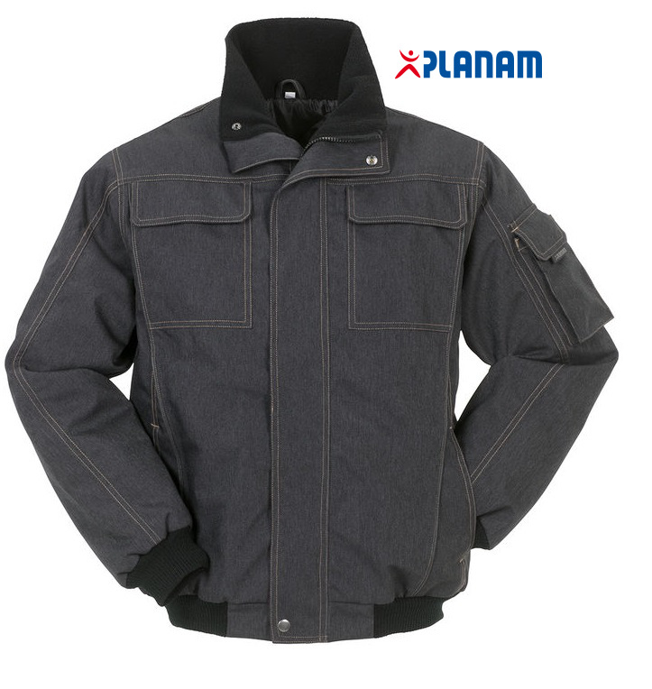 Planam City Blouson Jacke Outdoor Arbeitsjacke Gr. XS - 4XL, in Nachtblau