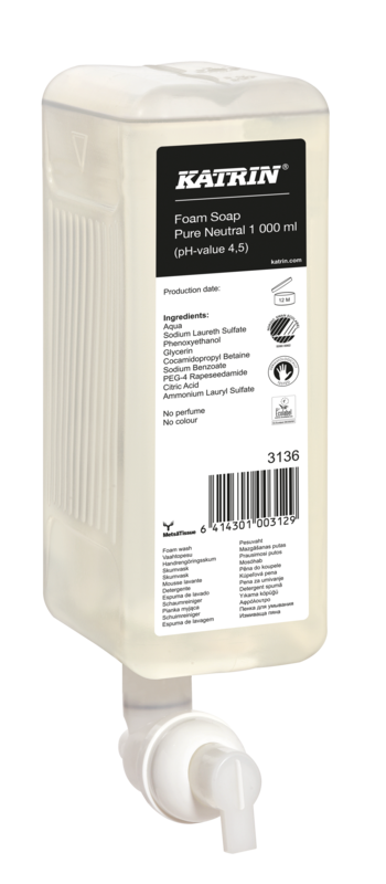 Katrin Handwaschschaum Pure Neutral 6x1000 ml - 3136