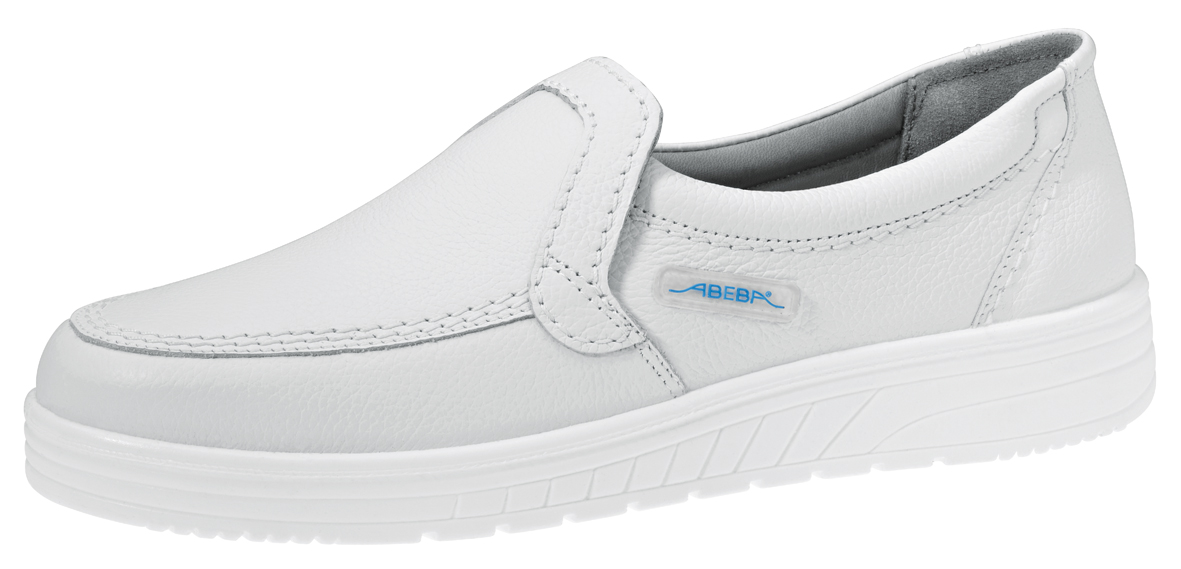 ABEBA Berufsschuh Air Cushion 2700|32700 ESD O2 Küchenschuh Halbschuh Arbeitsschuh weiß