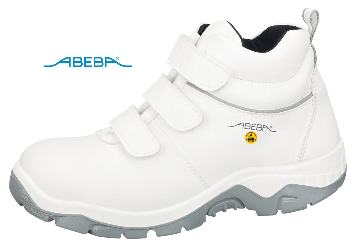 ABEBA Anatom 2280|32280 Sicherheitsschuh S3 ESD Knöchelschuh Stiefel Arbeitsstiefel weiß