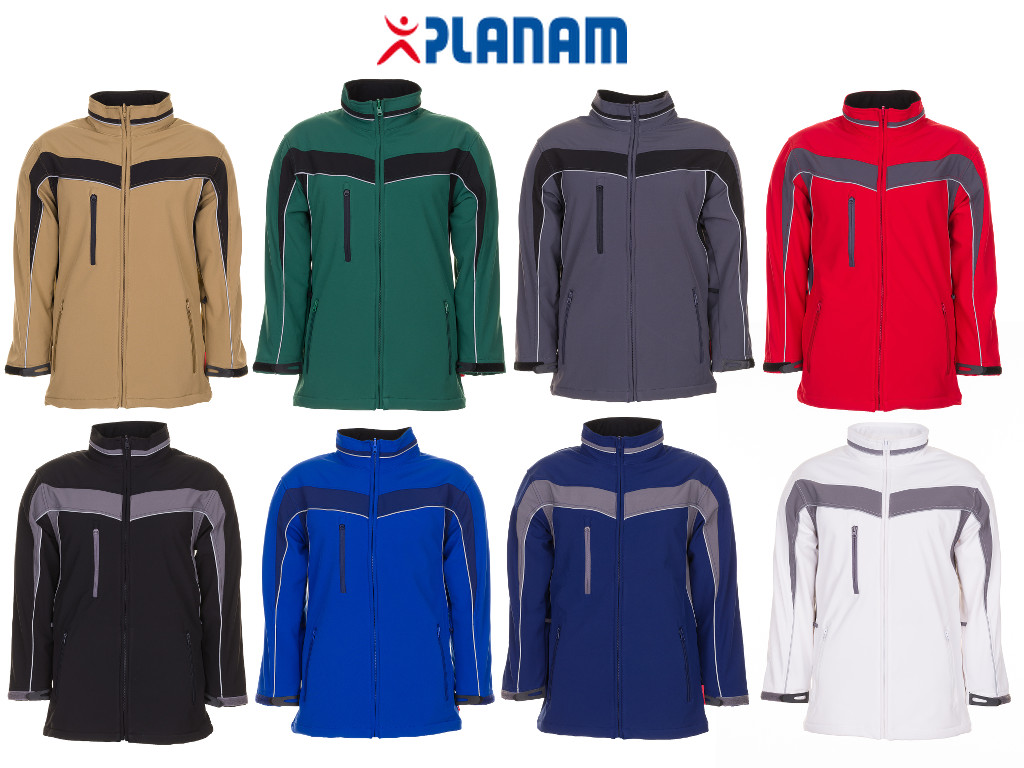 Planam Plaline Softshelljacke Arbeitsjacke Größe XS - 4XL, in 8 Farben