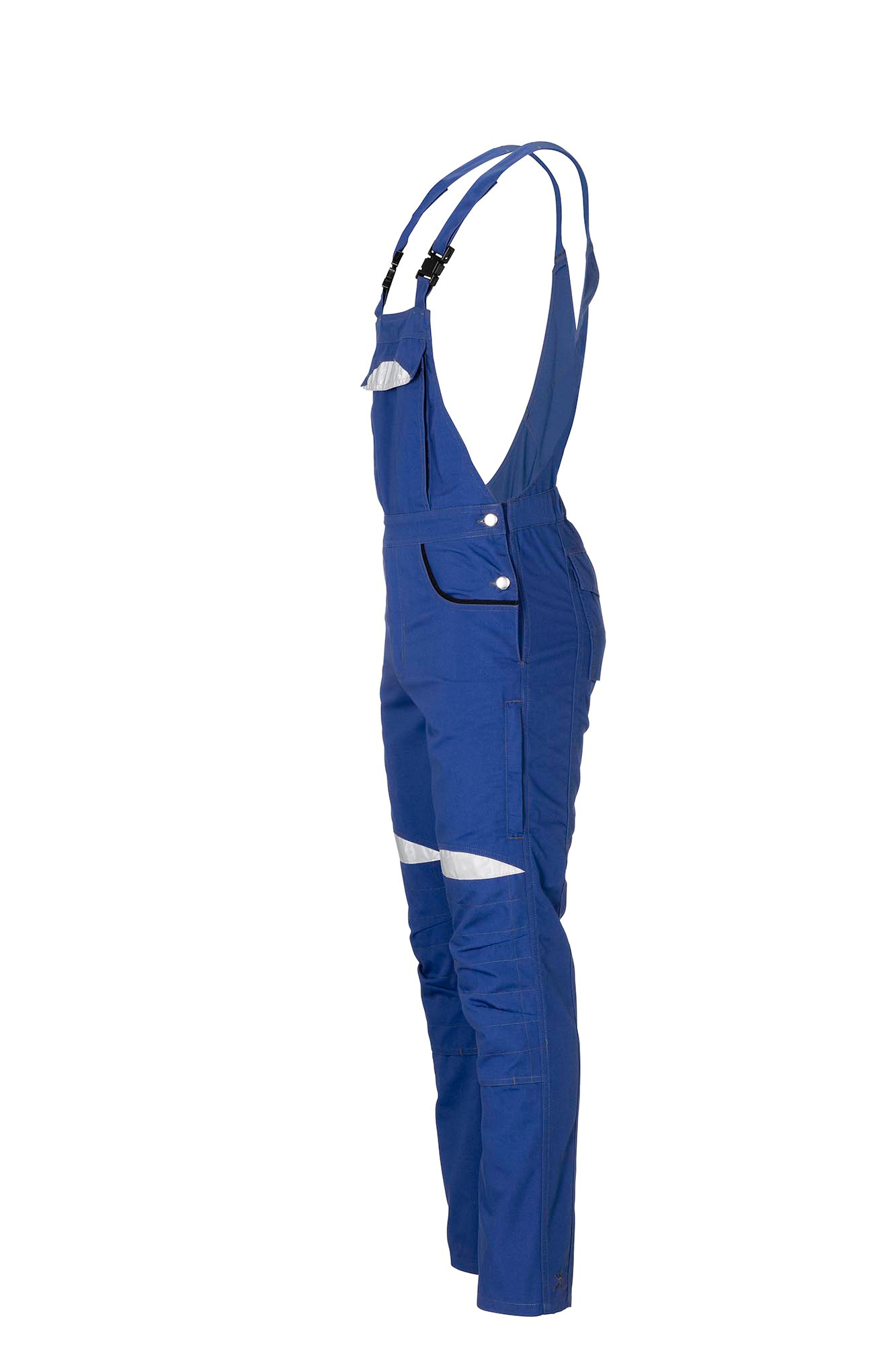 Planam Durawork Latzhose Arbeitshose Kornblau-Schwarz 2922