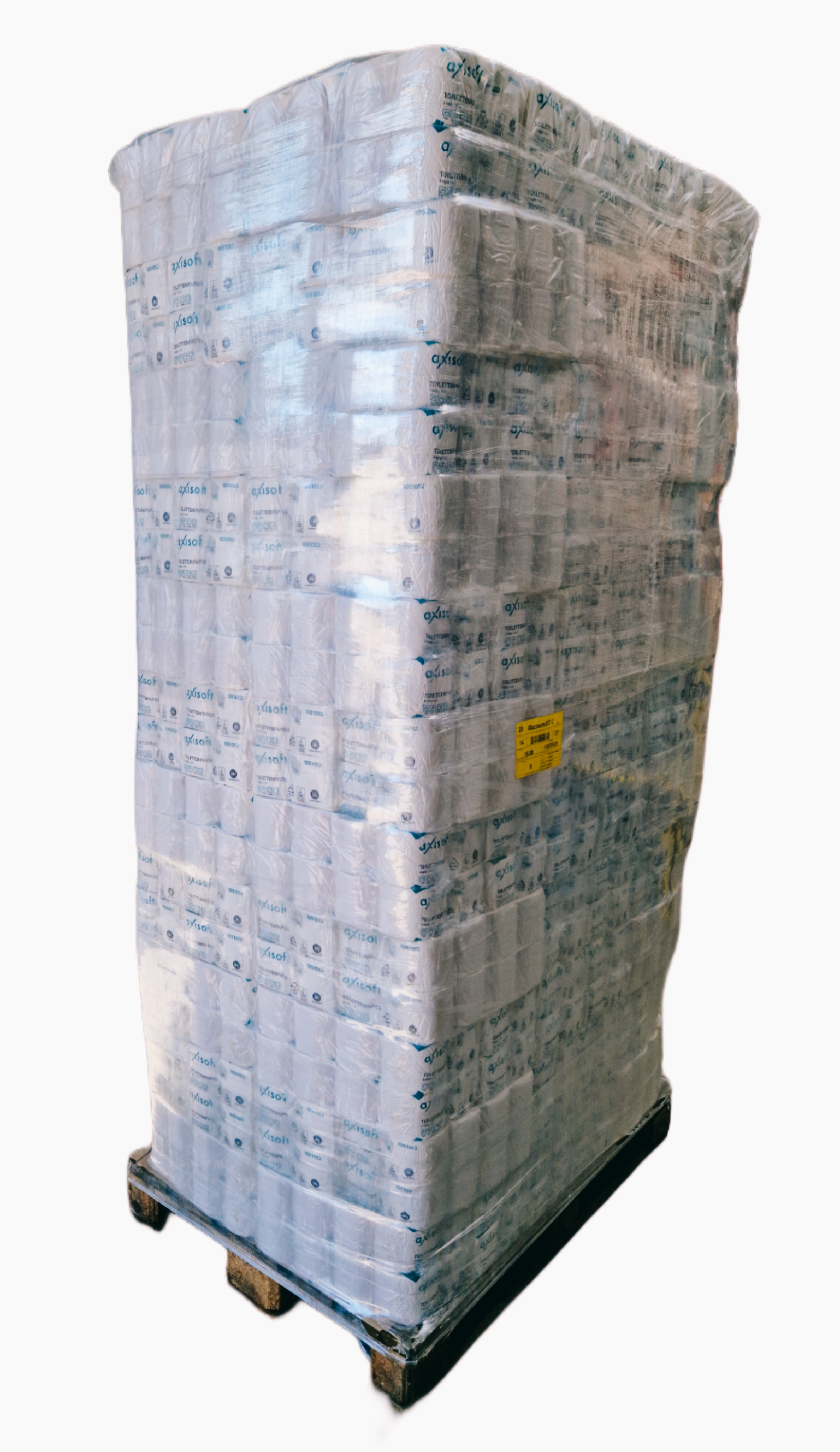 Toilettenpapier weiches WC-Papier 2-lagig auf Palette - 2112 Rollen Toilettenpapier weiches WC-Papier 2-lagig auf Palette - 2112 Rollen