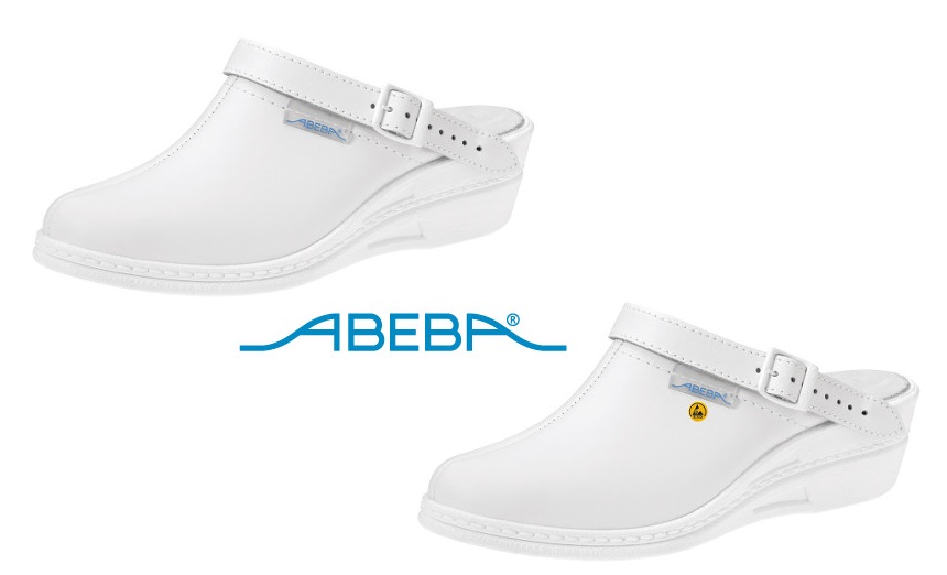 temp7002_5004 ABEBA High Original 7002|5004 ESD Berufsschuh Clog Arbeitsschuh Pflegeschuh Arztschuh weiß