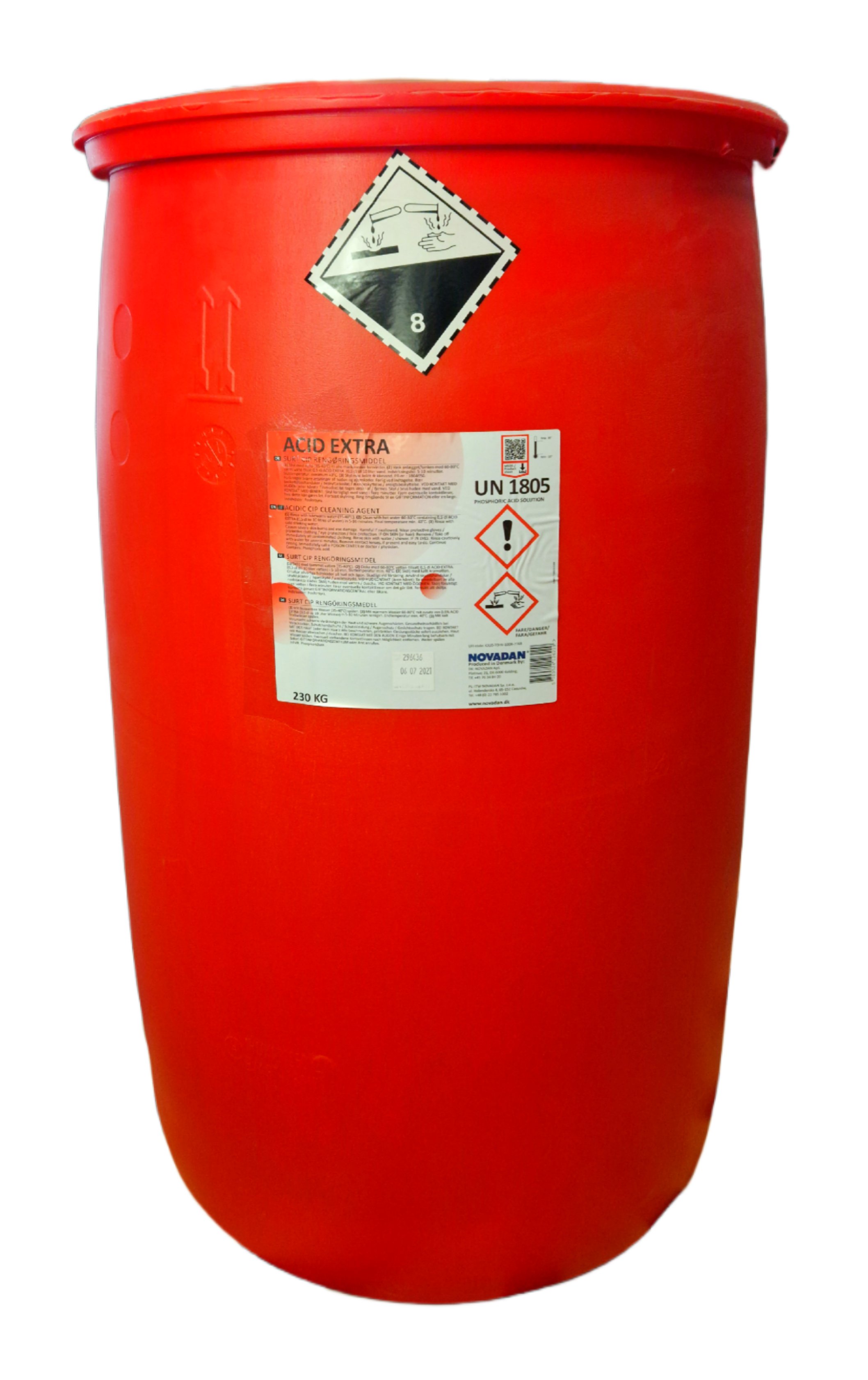 Novadan - Acid extra sauer CIP Reinigungsmittel Melkroboter Novadan - Acid extra sauer CIP Reinigungsmittel Melkroboter