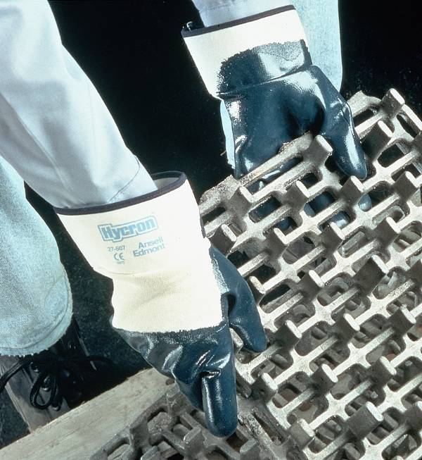 temphycron_27-607_application Ansell - Schutzhandschuh Hycron 27-607