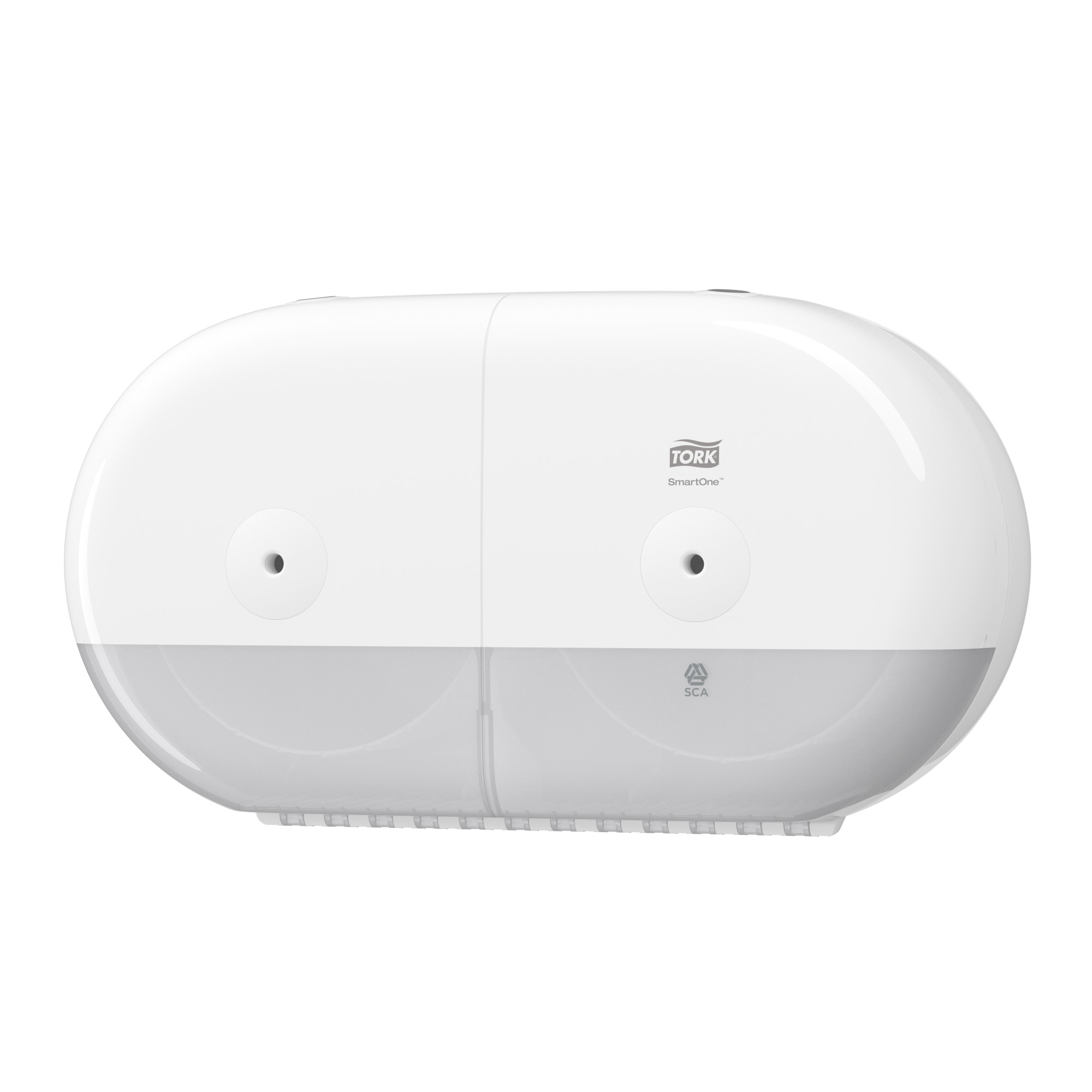 Tork (T9) SmartOne® Mini Doppel-Toilettenpapierspender WC-Papier-Spender weiß - 682000