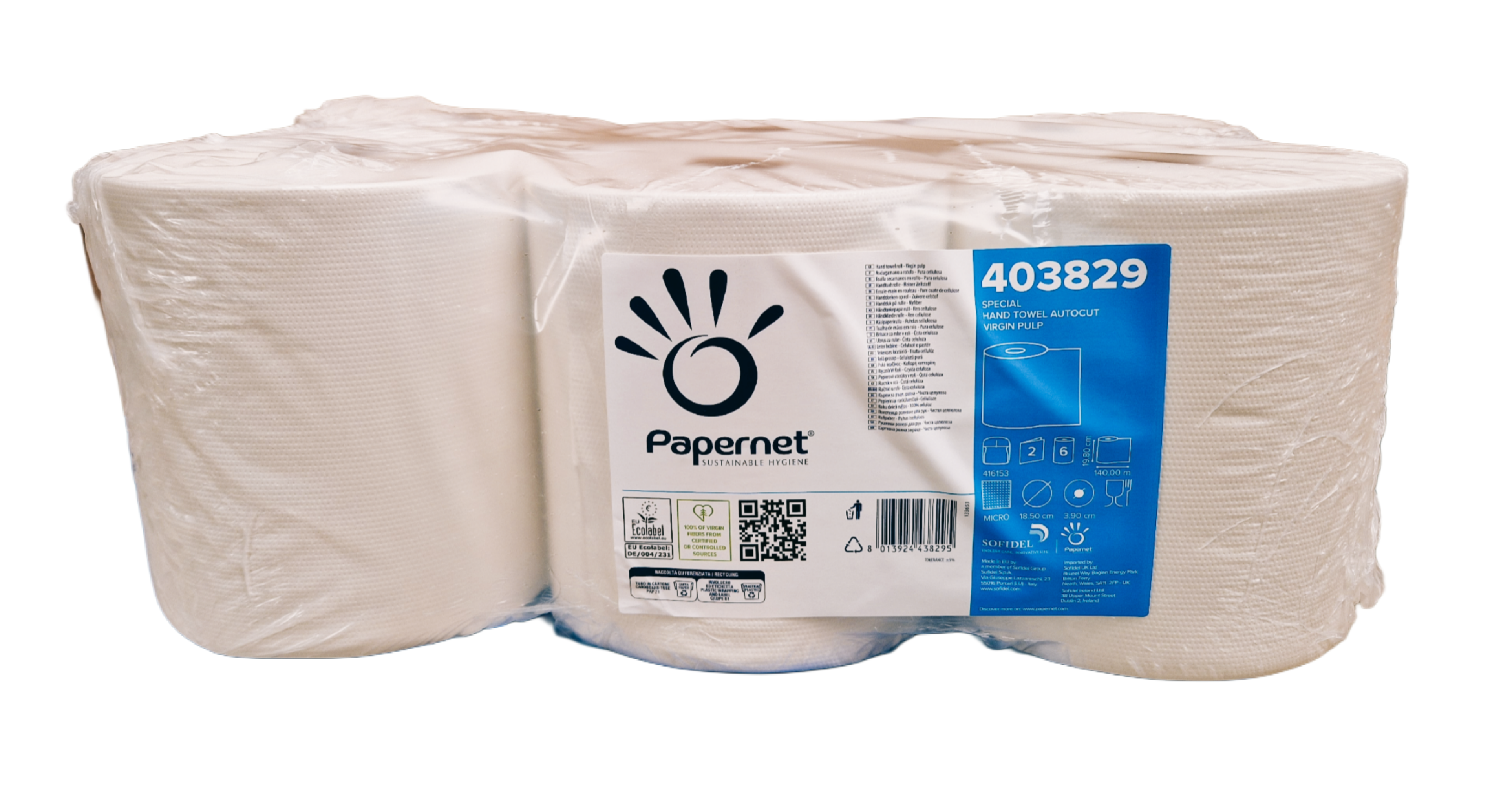 Rollenhandtuch Oversoftmatic 2lg weiß 403829