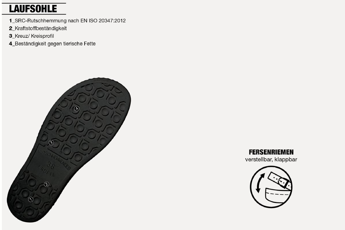 ABEBA The Original Plus 7530|37530 ESD Berufsschuh Clog Plegeschuh Arztschuh schwarz