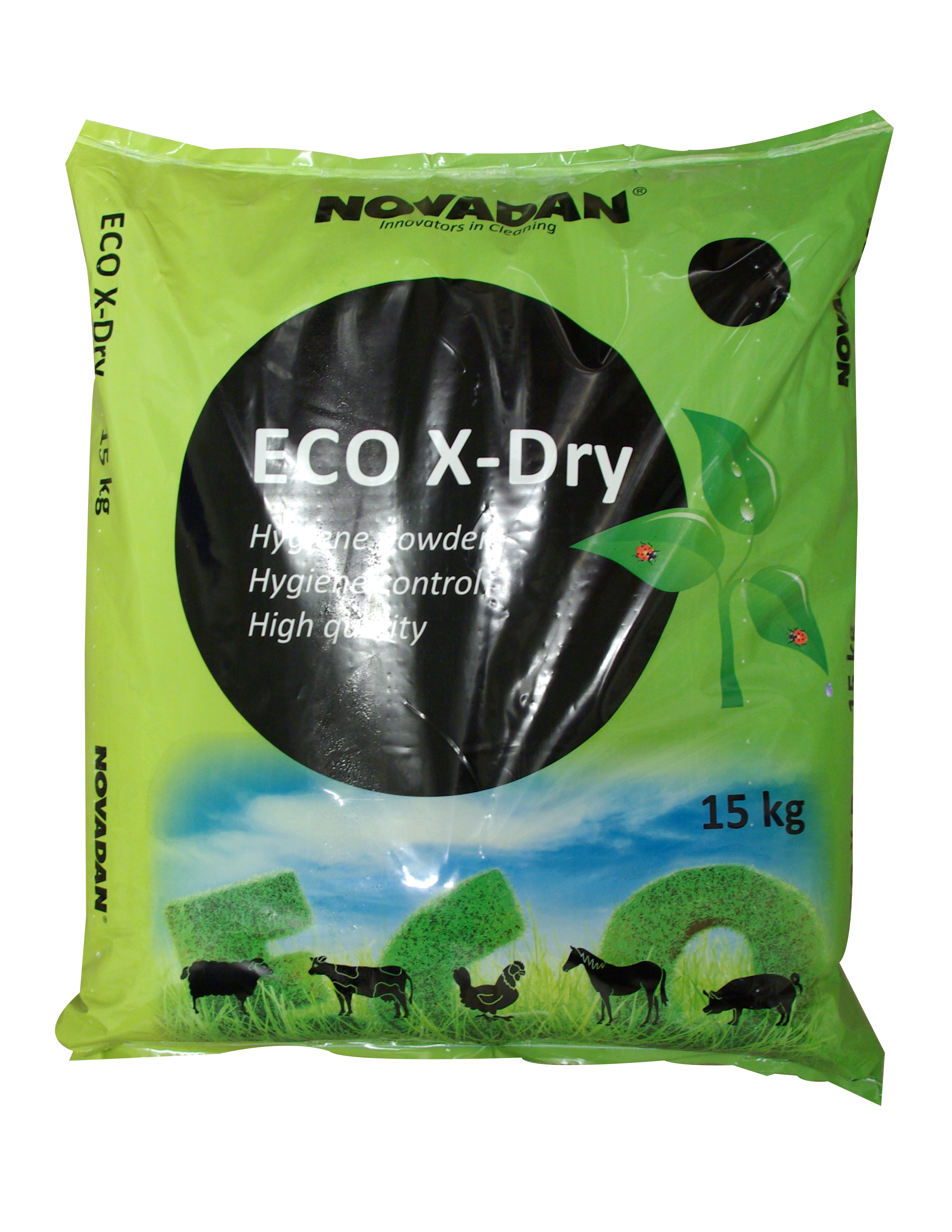Novadan - Eco X-Dry 15 Kg Sack Stalleinstreu Trockenhygienemittel